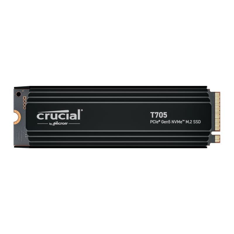 Crucial T705 1tb M.2 Nvme Gen5 With Heatsink Nand Ssd