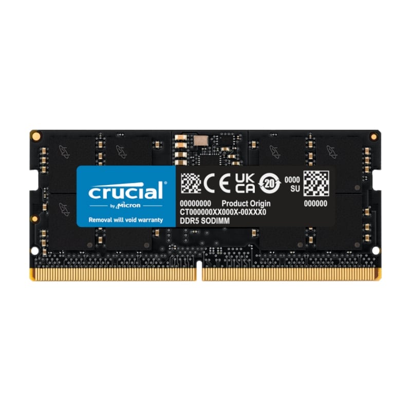 Crucial 48gb 5600mhz Ddr5 Sodimm Notebook Memory