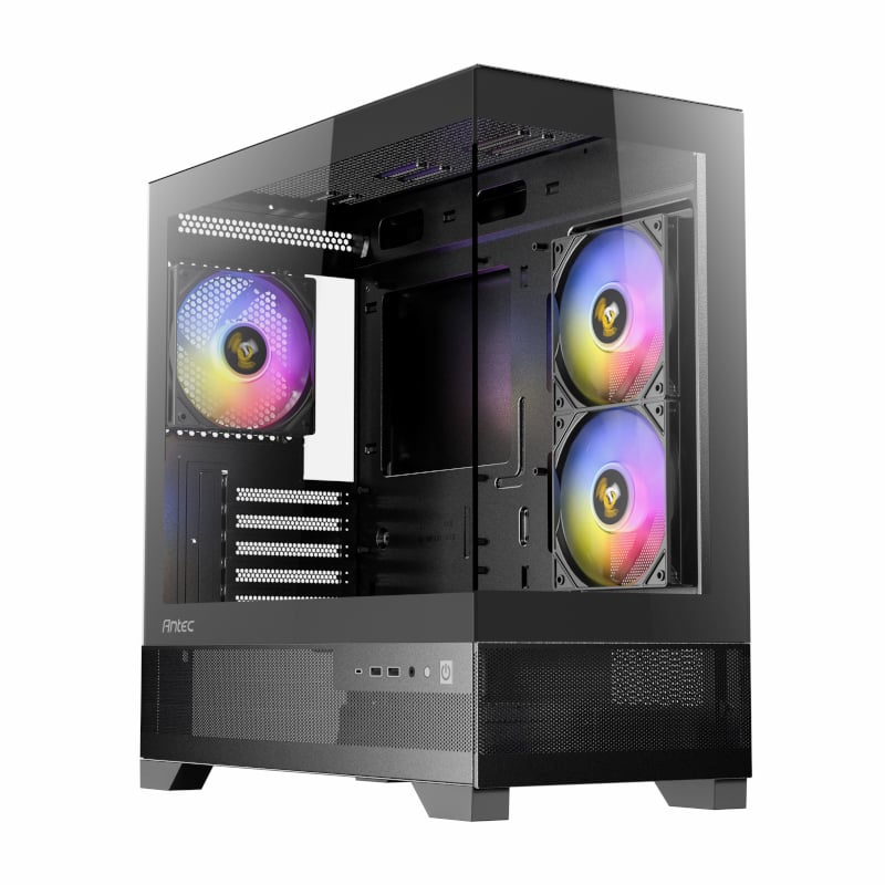 Antec Cx500m Micro-Atx | Itx Rgb Mini-Tower Gaming Chassis Type-C - Black