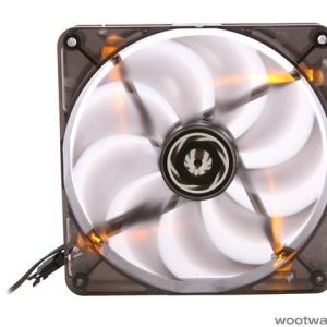 Bitfenix Bff-Blf-14025o-Rp Spectre Led - Transparent With Orange Led Led On/Off Via Jumper Or Fan Controller 140x140x25mm 9x Sickle Fan Blades Fdb ( Fluid Dynamic Bearing ) Bearing 1000rpm 47.7cfm 20dba - 1 Year Warranty