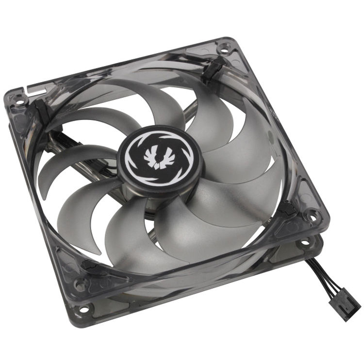 Bitfenix Bff-Blf-14025w-Rp Spectre Led - Transparent With White Led Led On/Off Via Jumper Or Fan Controller 140x140x25mm 9x Sickle Fan Blades Fdb ( Fluid Dynamic Bearing ) Bearing 1000rpm 47.7cfm 20dba - 1 Year Warranty
