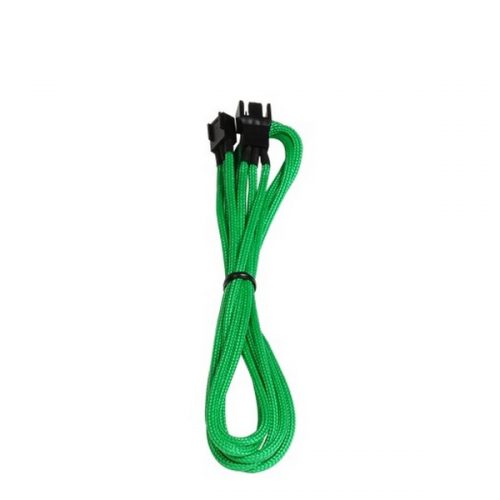 Bitfenix Bfa-Msc-3f90gk-Rp Alchemy Multisleeved(3) Cable - 90cm 3 Pin Power Extension Cable For Cpu Fan Or System Fan - Green