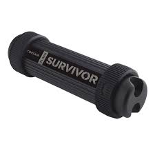 Corsair Cmfss3-256gb / Cmfss3b-256gb Survivor Stealth Usb3.0 ( Usb2.0 Backward Compatible ) Black Housing 256gb Flash Drive Strong Cnc-Milled Anodized Aircraft-Grade Aluminum Epdm Waterproof Seal Upto 200 Meters Include True Crypt Security Applicati