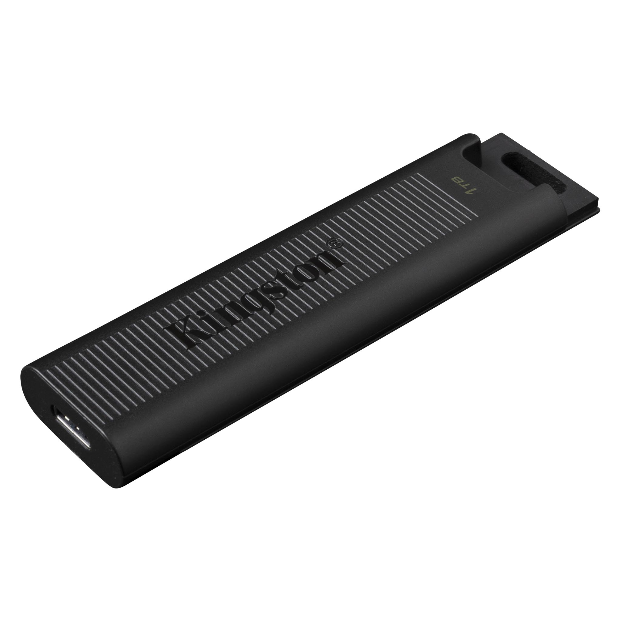 Kingston Dtmax/1tb Datatraveler Max Flash Drive With Metal Casing + Keyring Loop Usb3 (Gen2/10gbps) Type-C For Pc Or Mobile Devices Read/Write : 1000/900 Mb/Sec 82.2x22x9mm Compact Size Support Linux Mac Os - 5 Years Warranty