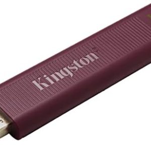 Kingston Dtmaxa/512gb Datatraveler Max Flash Drive With Metal Casing + Keyring Loop Usb3 (Gen2/10gbps) Type-A For Pc Or Mobile Devices Read/Write : 1000/900 Mb/Sec 82.2x22x9mm Compact Size Support Linux Mac Os - 5 Years Warranty