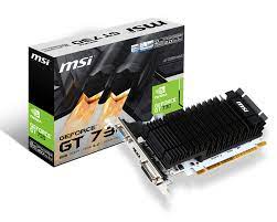 Msi Nvidia Geforce Gt 710 2gd3h 2gb 64-Bit Graphics Card