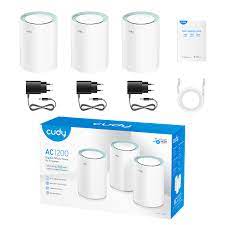 Cudy Ac1200 Wi-Fi Mesh Kit 3 Pack With Gigabit