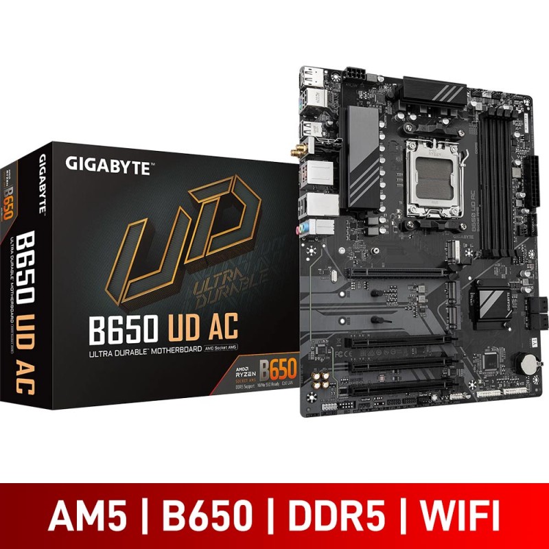 Gigabyte B650 Ud Am5 Ddr5 Wifi Motherboard
