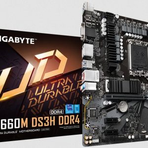 Gigabyte B660 Gaming X Ax Ddr4 + Wifi : All-In-One Lga1700 Alder Lake Mb - With 8+1+1 Phase Digital Vrm Hybrid Core Optimization Pre-Mounted I/O Shield With Thermal Armor + Rgb Fusion 2.0 With On-Board Rgb Display ( Multi Zones ) Addressable Led Strip