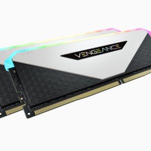 Corsair Cmn16gx4m2z3200c16w Vengeance Rgb Rt ( 44.8mm Low-Profile + Dynamic Multi-Zone Rgb With 10 Leds Per Module ) - White Heatsink 8gbx 2 Kit - 8-Layer Pcb Ddr4-3200 ( Pc4-25600) Cl16 1.35v - 288pin - Lifetime Warranty