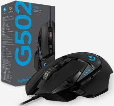 Logitech 910-005471 G502 Hero Gaming Mouse With Programable Rgb Lighting + 5x Thumb Buttons 12 Mp/Sec Adjustable 100-16000 Dpi Pmw3366 Engine With 5 Settings With Adjustable Weight Cartridge Dual-Mode Scroll Wheel ( Click-To-Click Or Hyper-Fast Scrol