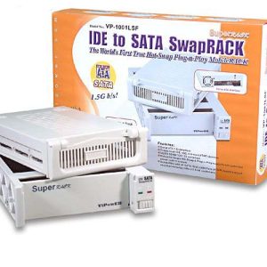 Vi-Power Vp-1001lsf Ide Hdd To S-Ata . Hotswapable Latchlock 40mm Fan No Need To Turn Off Pc - For 5.25"