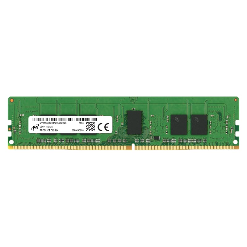 Micron Mta9asf1g72pz-3g2r 8gb 3200mhz Ddr4 Rdimm Memory