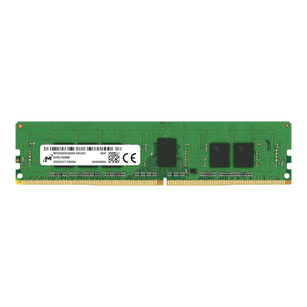Micron Mta9asf2g72pz-3g2f1r 16gb 3200mhz Ddr4 Ecc Cl22 Rdimm Memory