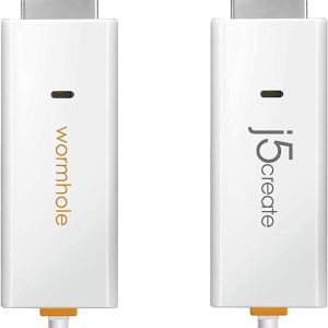 J5 Create Juc501 Usb3.0 To Type-C Data Transfer Cable With Km Switch - With Wormhole Technology ( Allows Copy/Past + Keyboard/Mouse Sharing Between Two Devices/Platform ) Mac To Mac / Windows To Windows / Mac To Windows / Mac To Ipad Cross-Platform Multi