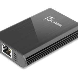 J5 Create Jue230 - 2x Usb3.0 To Gigabit Network Adapter ( For 2x Nb/Pc To Share 1 X Gigabit Network Connection ) With Aluminum Housing 68x23x19mm - For Windows/Mac/Linux