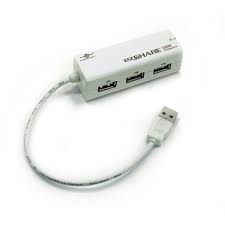 Vantec Cb-Tau03h Ezshare Pro Usb2.0 Data Link Cable For Pc-To-Pc / Pc-Mac / Mac-Mac ( Peer-To-Peer ) Networking With 3x Usb Downstream Hub 2m Retail Pack