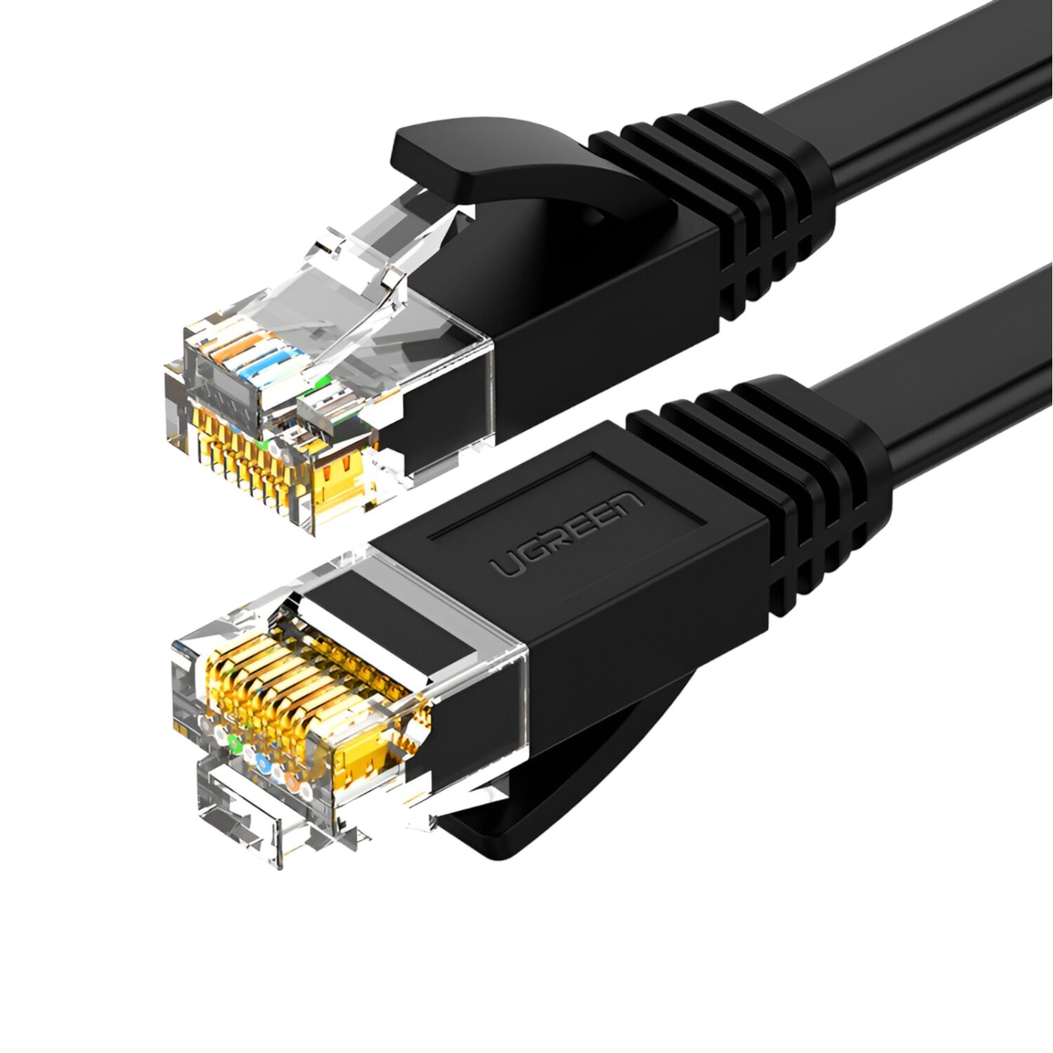 Ugreen Nw102 Cat6 U/Utp Flat Ethernet Cable 30m - Black