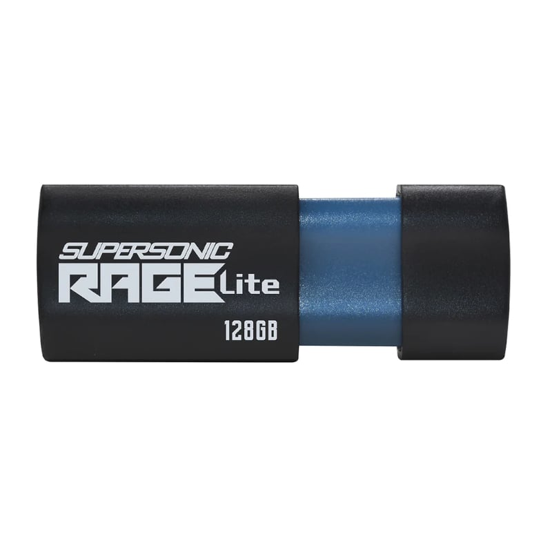 Patriot Rage Lite 128gb Usb3.2 Flash Drive - Black