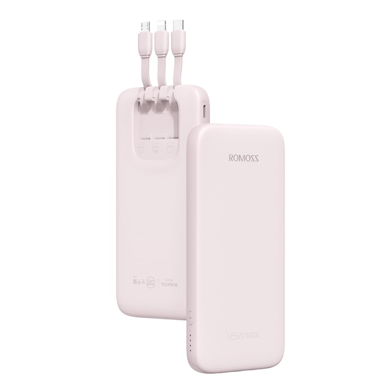 Romoss Power Bank 10000mah 15w Pnk