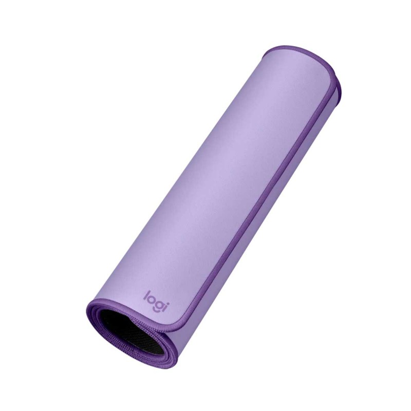Logitech 956-000054 Desk Mat Lavender Studio Series - Nylon+Polyester Anti-Fraying Stitches Spill Resistant Anti-Slip Base 300x700x2mm - Retail Pack