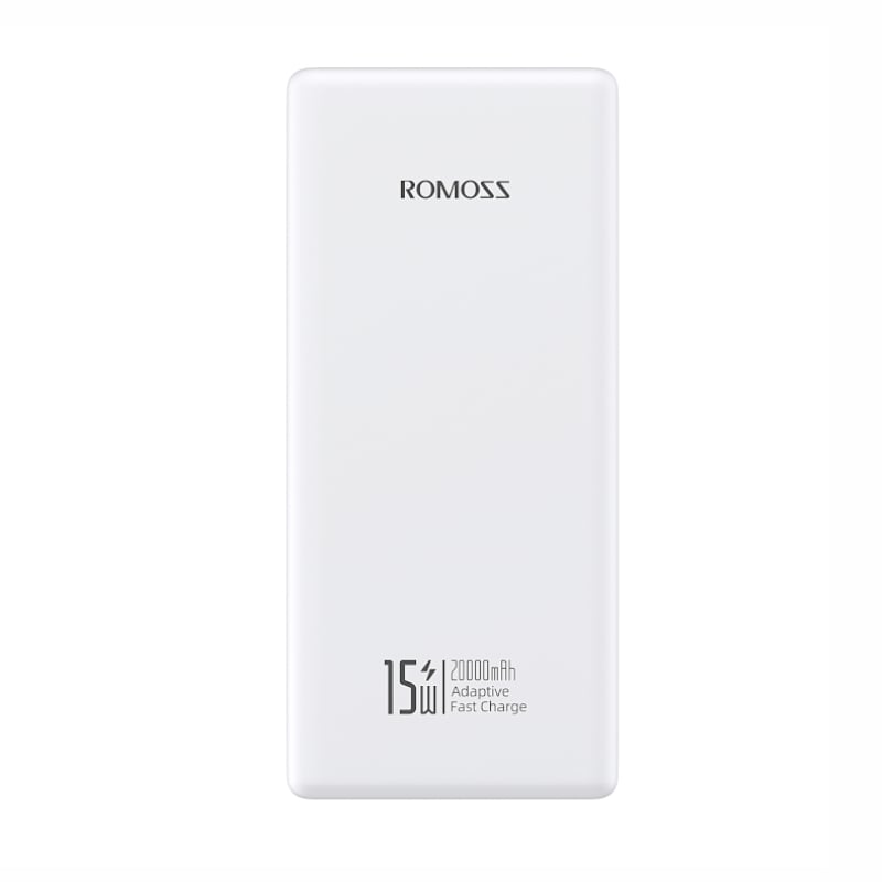 Romoss Power Bank Prc 20000mah 15w Wh