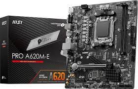 Msi A620m-E Pro Amd Am5 Matx Gaming Motherboard