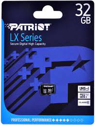 Patriot Lx Cl10 32gb Micro Sdhc Card