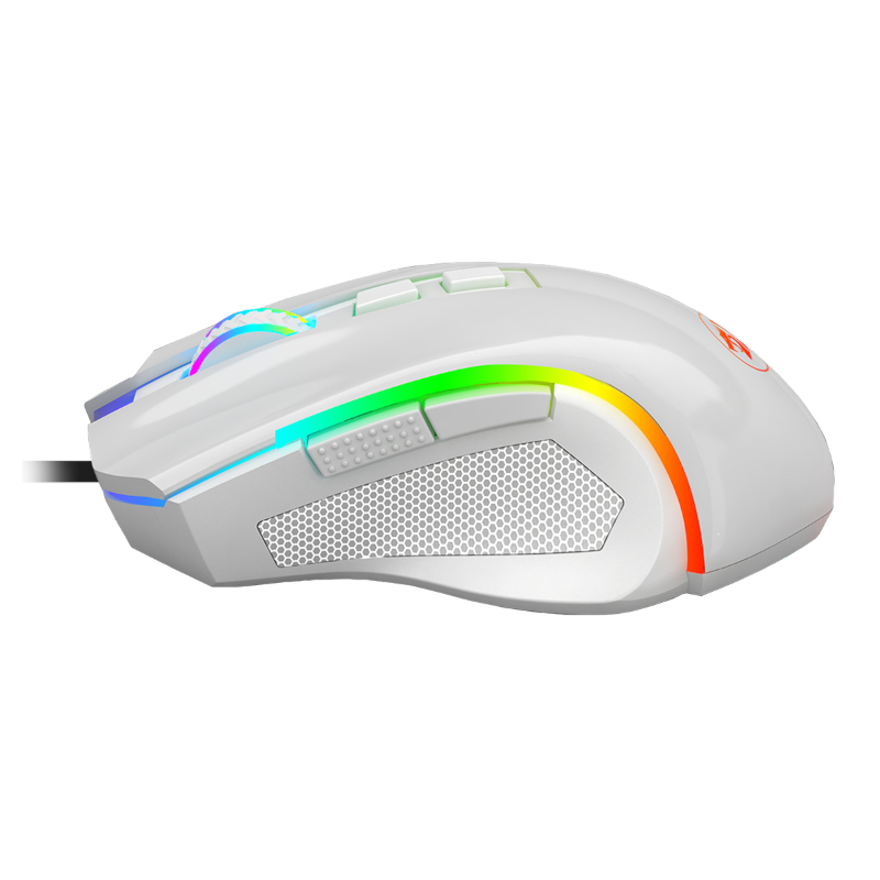 Redragon Griffin 7200dpi Gaming Mouse - White