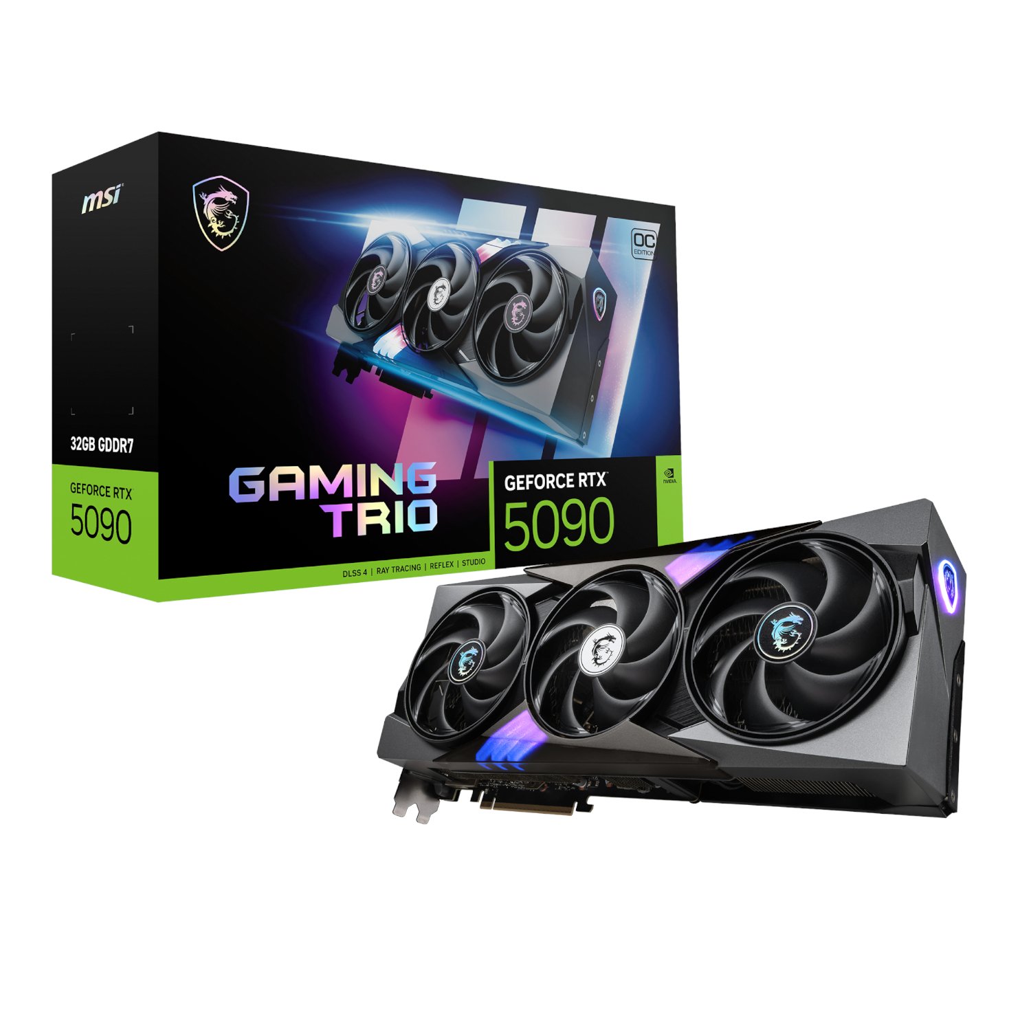 Msi Geforce Rtx 5090 Gaming Trio Oc 32g Graphics Card