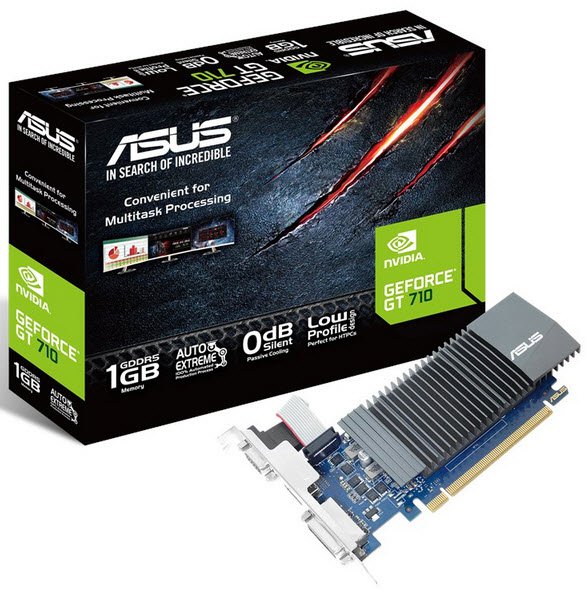 Asus Nvidia Geforce Gt710 1gb Gddr5 Silent