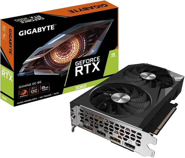 Gigabyte Nvidia Rtx 3060 Gaming 8gb OC Edition