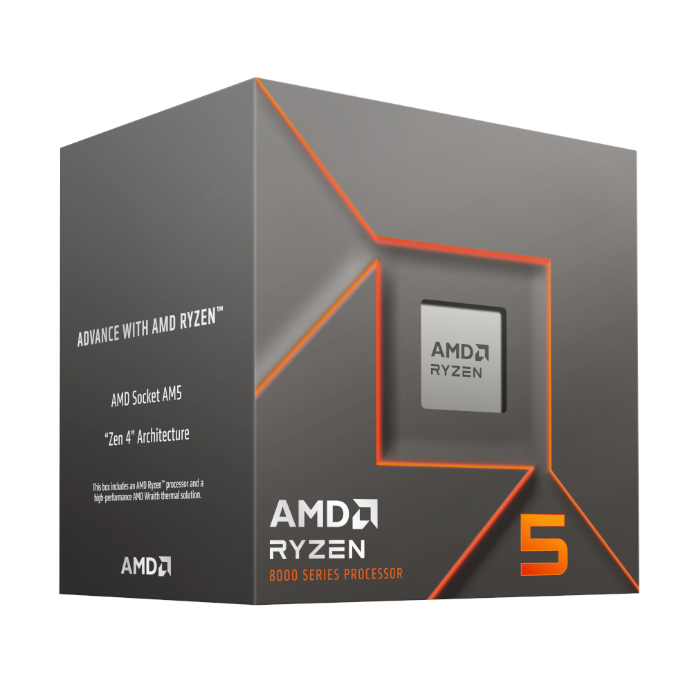 Amd Ryzen 5 8400f 6-Core 4.2ghz Am5 Cpu