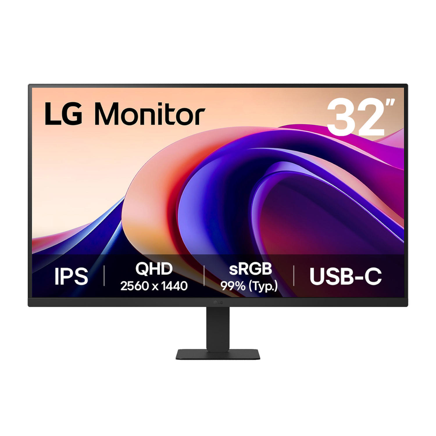 Lg Ultrafine 32" Qhd Ips Monitor 100hz With Usb-C