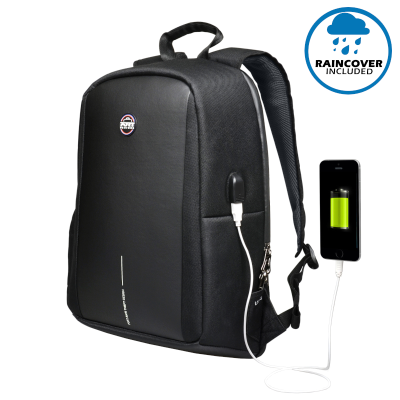 Port Designs Chicago Evo Anti-Theft 13-15.6" Backpack - Black