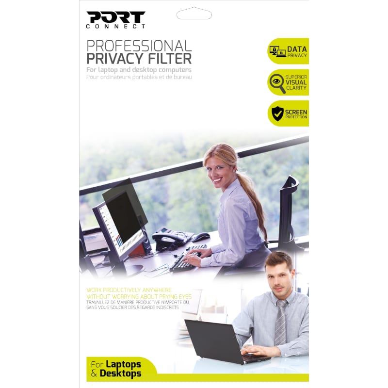 Port Designs Privacy Filter 2d Gold 14" Laptop