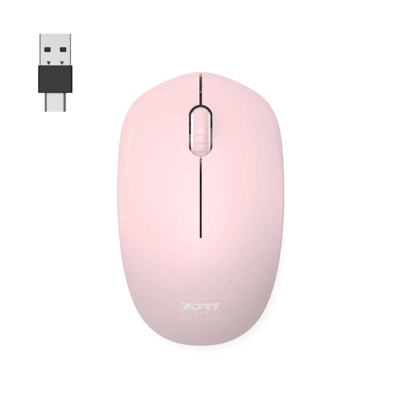 Port Connect Mouse Collection Ii Wireless Blush