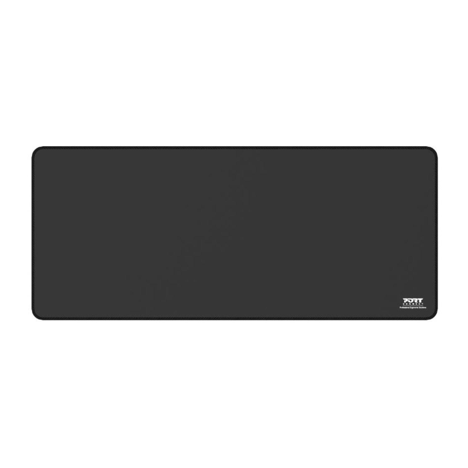 Port Connect Professional Desk Pad - Black (300 X 700mm)