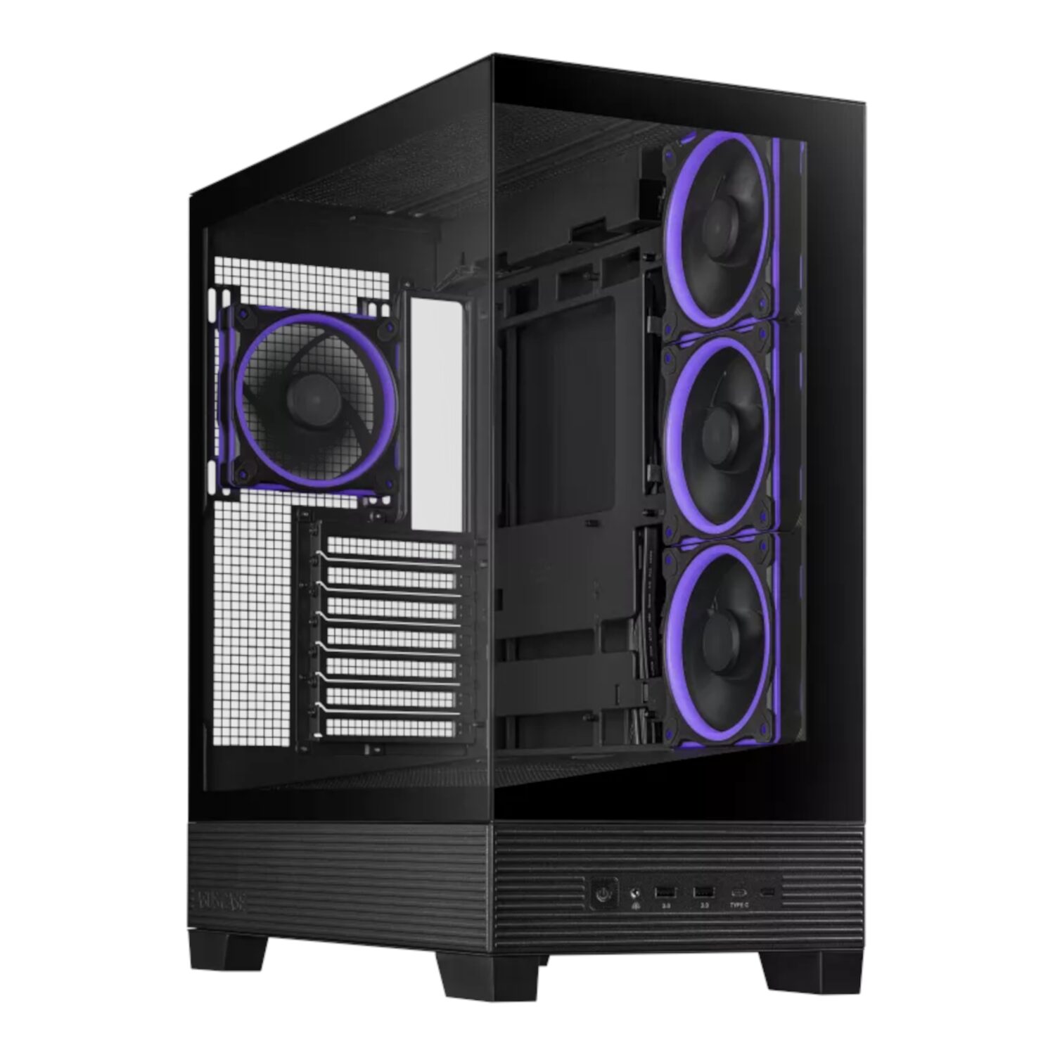 Asus A31 Plus Mid Tower Atx Chassis - Black