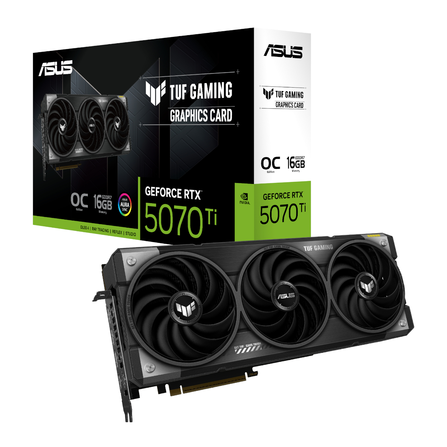 Asus Tuf Gaming Geforce Rtx 5070 Ti 16gb Gddr7 Oc Graphics Card