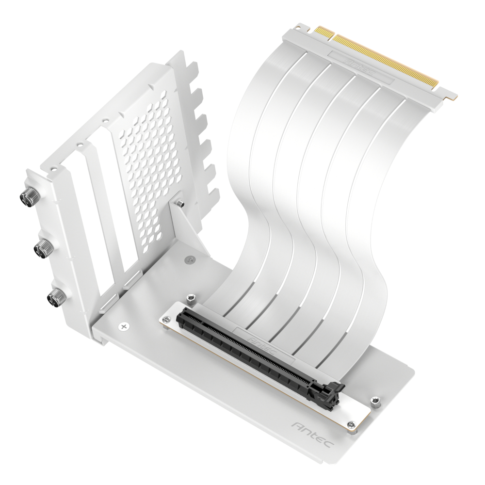 Antec Rtx40 Pcie4.0 Riser Cable Vertical Bracket Kit - White