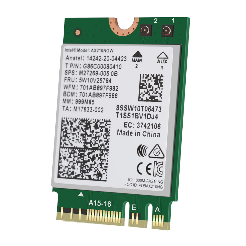Intel Ax210 M.2 Wifi Card Module