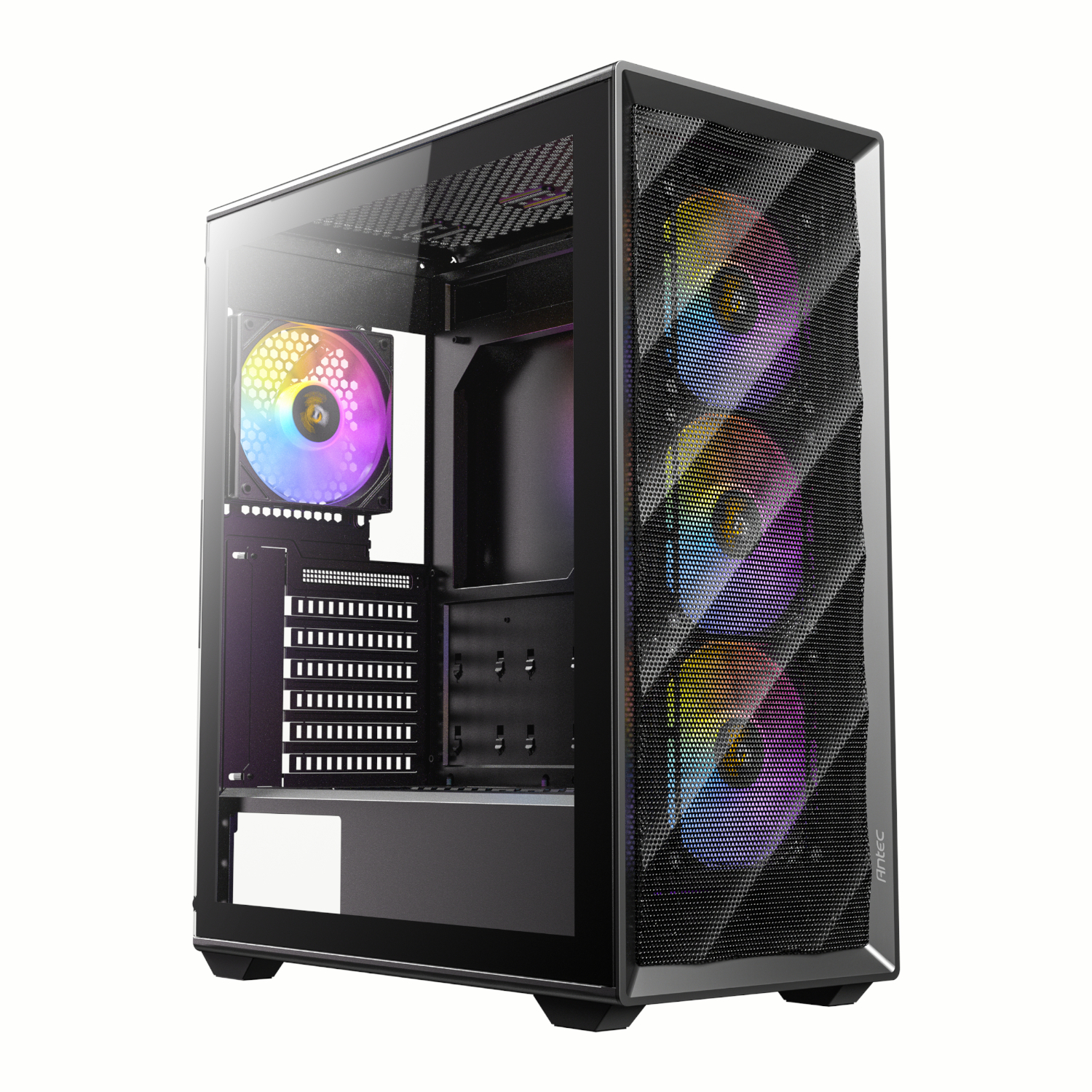 Antec Ax85 Atx Argb Mid-Tower Gaming Chassis - Black