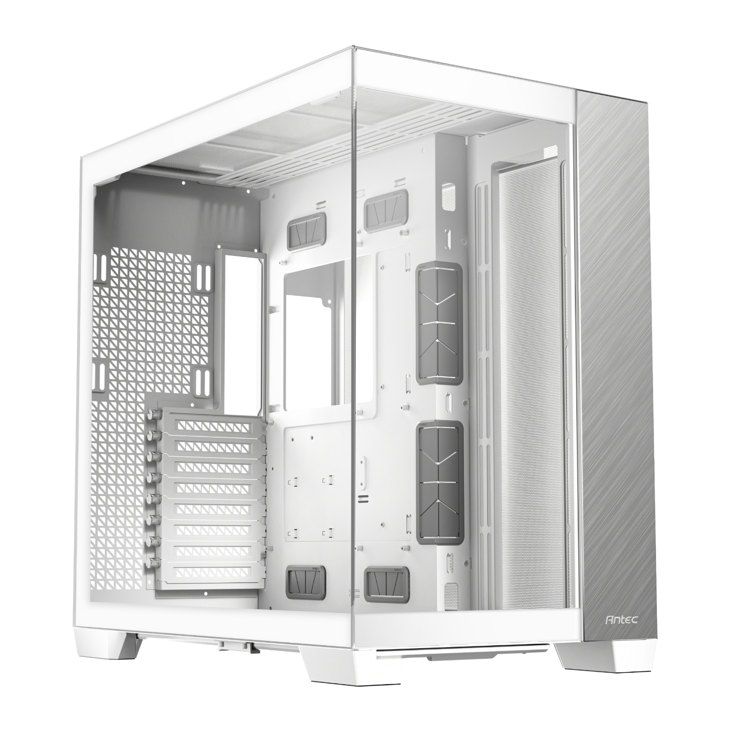 Antec C8 Aluminium White E-Atx Dual Chamber Gaming Chassis - White