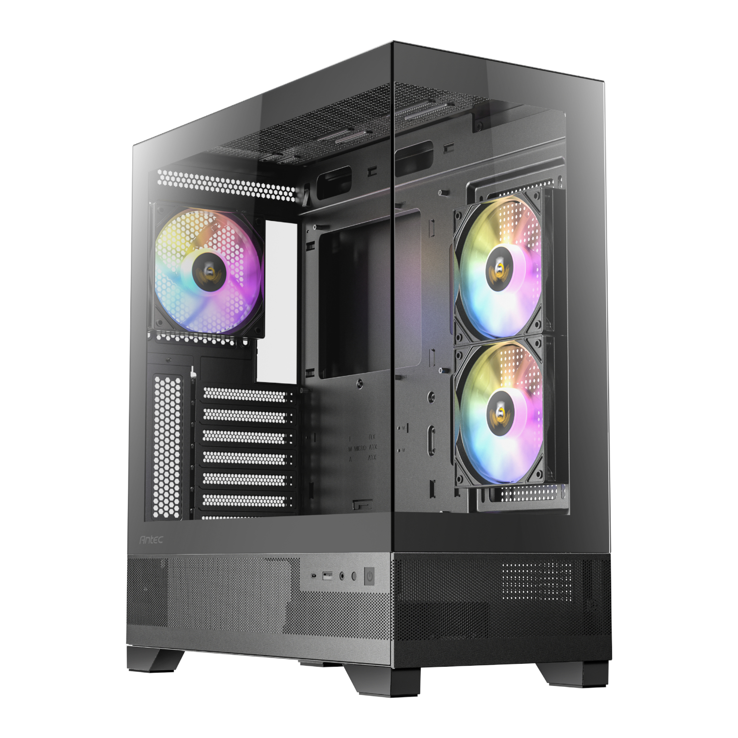 Antec Cx700 Argb Atx | Micro-Atx | Itx Argb Mid-Tower Gaming Chassis - Black