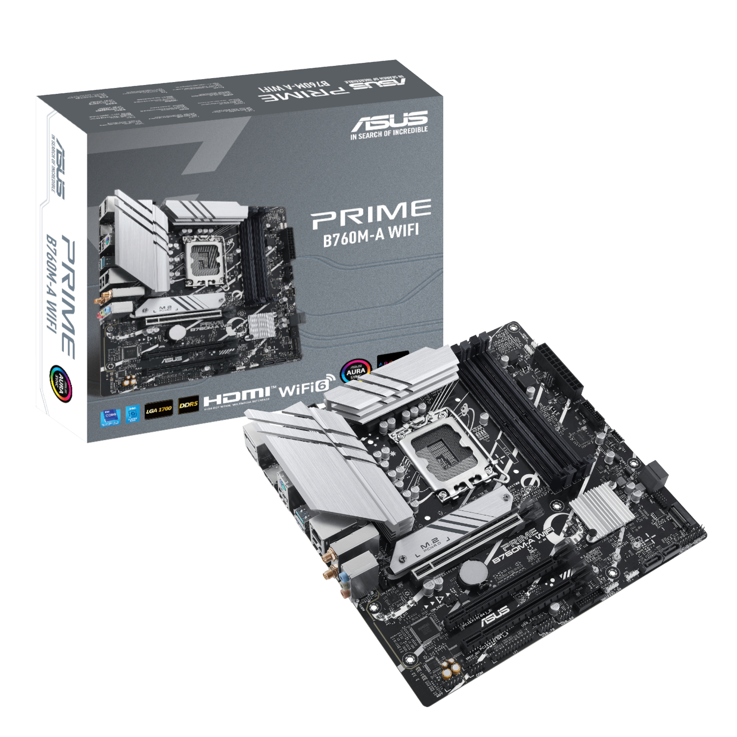 Asus Prime B760m-A Wifi Intel Lga1700 M-Atx Motherboard