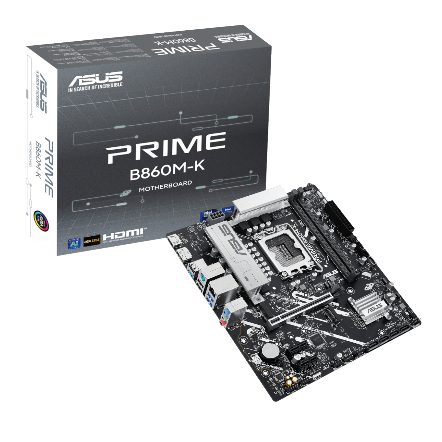 Asus Prime B860m-K Intel Lga1851 M-Atx Motherboard