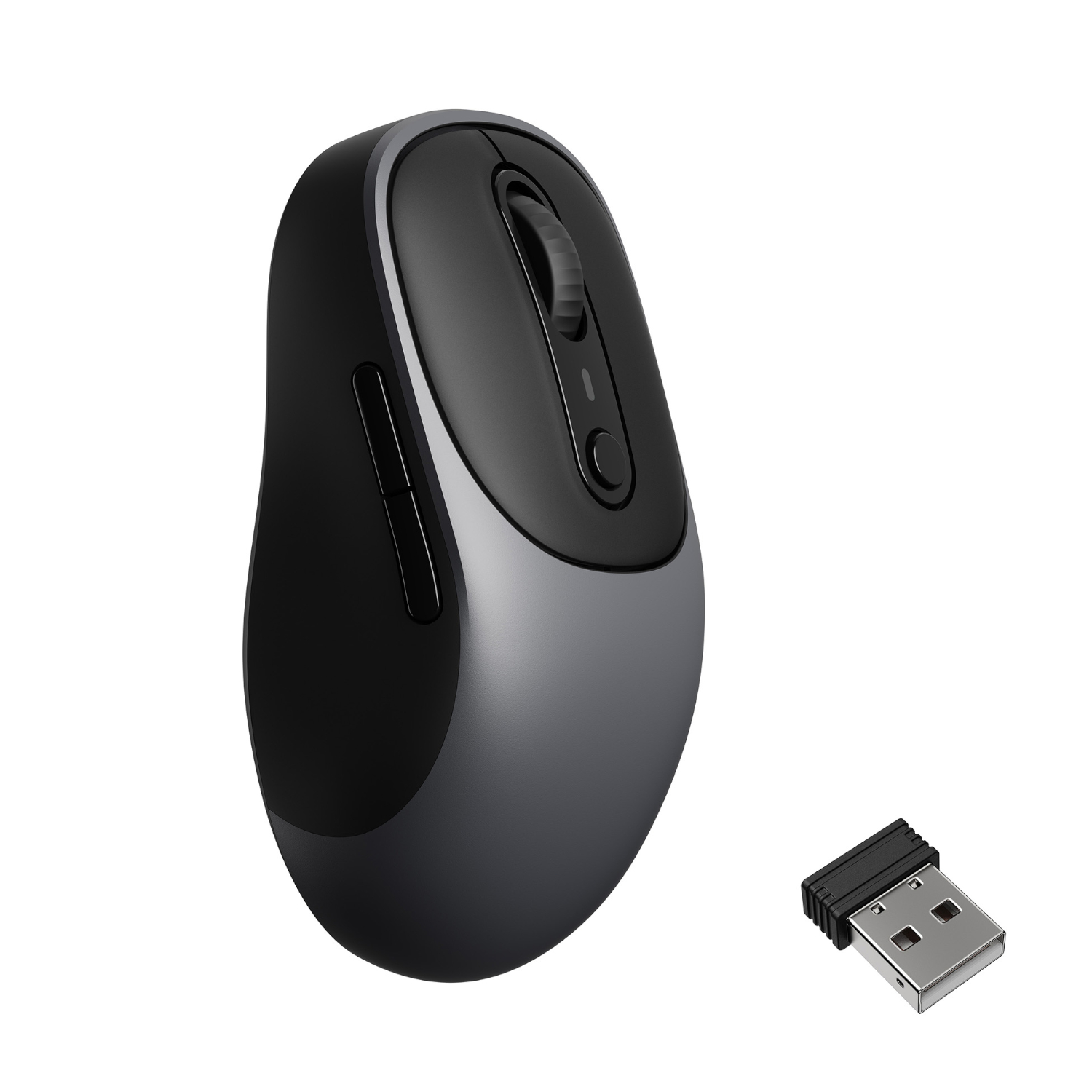 Keychron Bm24 Wireless Silent Mouse - Metal Grey