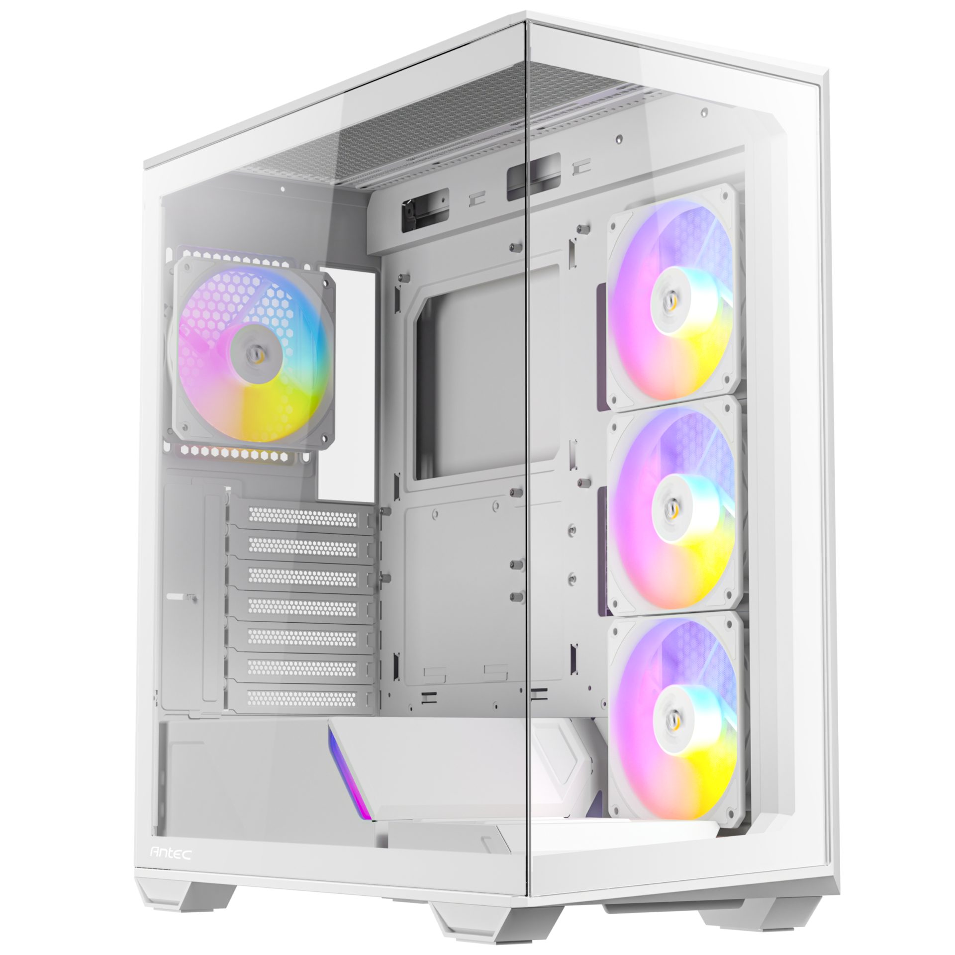 Antec C3 Argb Atx | Micro-Atx | Itx Argb Mid-Tower Gaming Chassis – White
