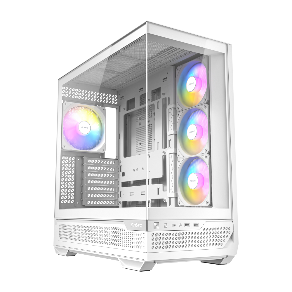 Antec C7 Argb Atx Mid Tower Gaming Chassis – White